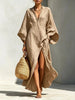 Women's Batwing Sleeve Loose Maxi Resort Dress by FitiqueFit