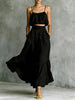 Women’s Two-Piece Flared Skirt Set – High-Waist Elegant Outfit by FitiqueFit