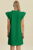 Double Take Full Size Ruffled V-Neck Cap Sleeve Dress – Ruffled V-Neck Dress, Cap Sleeve Dress, Elegant Ruffled Dress, Flattering V-Neck Dress, Stylish Full-Size Dress, Comfortable Ruffle Dress, Chic Cap Sleeve Dress by Stevvex