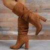 European & American Slip-On High Heel Fashion Boots – Women’s Elegant Booties by FitiqueFit