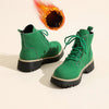 Women’s Lace-Up Suede Fleece-Lined Ankle Boots | Cozy Winter Boots by FitiqueFit