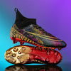 High-top Soccer Shoes Gold Plated Bottom Training Shoes Middle School Student Artificial Grass Sneaker Male by My Store