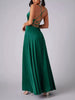 Lace Up Back Split Maxi Dress by Wild and Free Boutique