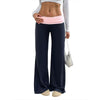 Women’s Wide-Leg Patchwork Pants by FitiqueFit