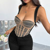 Contrast-color Padded Underwire Bra Vest by My Store