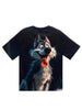 Men's 3D Wolf Print T-shirt - Casual Round Neck by FitiqueFit
