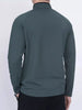 Men's Plus Size Casual Long Sleeve Quarter Zip T-Shirt by Simply Love