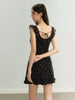 Women’s Sleeveless Floral Suspender Skirt by FitiqueFit