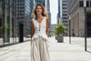 Women's Sleeveless Top & Wide-Leg Pants Two-Piece Set by FitiqueFit