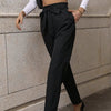 Women’s Minimalist Casual Pants with Pockets by FitiqueFit