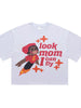 Men's Look Mom I Can Fly Graphic Oversized T-Shirt by Simply Love