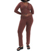 Long Sleeve Sweater And High Waist Long Pants Set by FitiqueFit