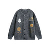 Women’s Retro Floral Embroidered Cardigan Sweater by FitiqueFit