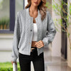 Ribbed Button-Up Knit Shacket by FitiqueFit