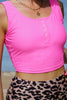 Black Square Neck Sleeveless Fashion Print Tankini Set