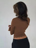 Lace Trim Long Sleeve T-Shirt by Simply Love