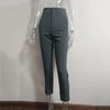 Women's High-Waisted Straight Leg Pants by FitiqueFit