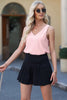 Light Pink Eyelet Knit Patterned Loose V Neck Tank Top by Wild and Free Boutique