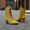 Women’s Pointed-Toe Kitten-Heel Boots | Autumn Winter Chic by FitiqueFit