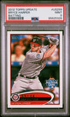 Graded 2012 Topps Update Bryce Harper #US299 Batting Rookie RC Baseball Card PSA 9 Mint