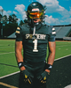 Phenom Elite Quantum Fierce Youth & Adult Padded Football Gloves - Gold Rush Black by Phenom Elite Brand
