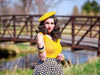 Sunny Side Up Skater Skirt by Retrolicious