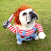 Halloween Pet Costume Pet Dog Funny Clothes Adjustable Dog Cosplay Costume Scary Costume Party Gatherings by My Store