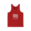 Peace Is a Universal Language Tank Top – Graphic Message Muscle Tee by Tristan’s Treehouse