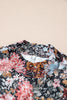 Printed Long Sleeve Midi Slim Dress