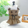 Pet Clothes Khaki Trench Coat Couple Clothes by My Store
