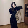 Fashion Loose Cool Hooded Sweater Dress Women