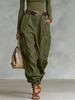 Women’s High-Waist Loose Fit Wide-Leg Casual Trousers by FitiqueFit