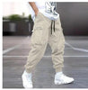 Men’s Multi‑Pocket Drawstring Cargo Pants by FitiqueFit