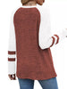 Ribbed Knit Raglan Long Sleeve T-Shirt by Simply Love