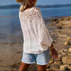 Boho Lace V-Neck Cardigan by FitiqueFit