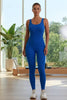 Women’s Ribbed Sleeveless Jumpsuit by FitiqueFit