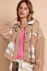 Women Retro Corduroy Jacquard Patchwork Button Up Jacket – Unique & Stylish Outerwear by Stevvex
