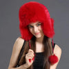 Women’s Korean Fox Fur Lei Feng Hat – Warm Winter Ear Protection Hat by FitiqueFit