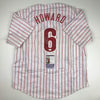 Autographed/Signed Ryan Howard 06 MVP Philadelphia Pinstripe Baseball Jersey JSA COA