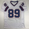 Autographed/Signed Mark Bavaro New York White Football Jersey JSA COA