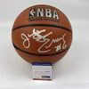 Autographed/Signed Julius Erving Dr. J Erving Philadelphia 76ers Sixers Spalding Basketball PSA/DNA COA
