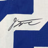 Framed Autographed/Signed Jonathan Taylor 35x39 Indianapolis Colts Blue Nike Game Football Jersey Fanatics COA