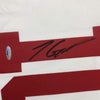 Framed Autographed/Signed Jimmy Garoppolo 35x39 San Francisco White Football Jersey Tristar COA