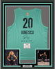 Framed Autographed/Signed Sabrina Ionescu 2020#1 Pick 35x39 New York Liberty Green Basketball Jersey Fanatics COA