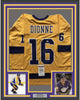 Framed Autographed/Signed Marcel Dionne HOF 92  35x39 Los Angeles LA Yellow Hockey Jersey JSA COA
