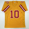 Autographed/Signed Tyreek Hill Kansas City Yellow Football Jersey JSA COA