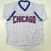 Autographed/Signed Ferguson Fergie Jenkins HOF 91 Chicago Pinstripe Baseball Jersey JSA COA