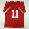 Autographed/Signed Brandon Aiyuk San Francisco Red Football Jersey JSA COA