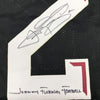 Autographed/Signed Johnny FN Football Manziel Texas A&M Black College Jersey JSA COA