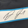 Framed Autographed/Signed Devin Funchess 35x39 Carolina Black Football Jersey JSA COA